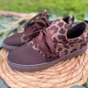 Pierre Dumas Leopard Sneakers